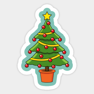 Christmas Tree Sticker